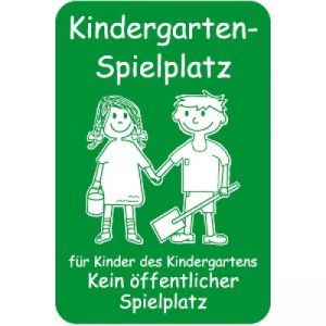 Kindergarten-Spielplatz