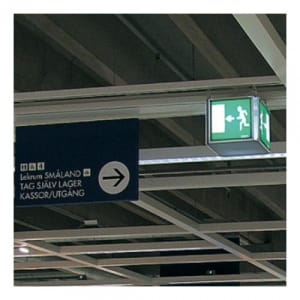 Notleuchte CUBE-LUX STANDARD (Pendelaufbau)