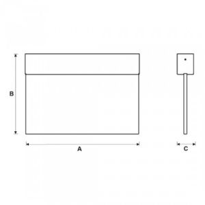Notleuchte L-LUX STANDARD - Moderne LED-Scheibenleuchte (Wandaufbau)