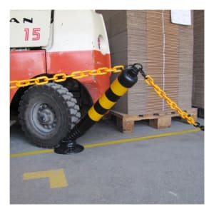 Flexipfosten schwarz