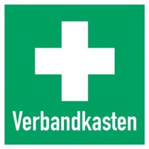 Verbandkasten - Kombischild