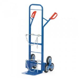 Stahlflaschen-Treppenkarre für 1x 20-50 l/kg Flasche - Tragkraft 200 kg