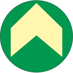 Antirutsch-Bodenmarkierungspunkte mit Pfeil, langnachleuchtend
