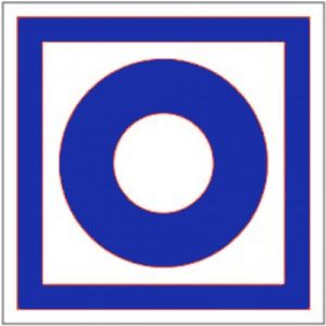 Brandmelder manuell blau / Handfeuermelder / Hausmelder