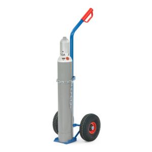 Stahlflaschenkarre für 1x 10 l/kg Flasche - Tragkraft 100 kg