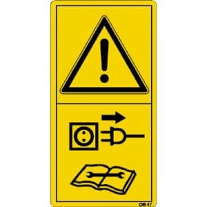 Vor Reparatur-, Wartungs- und Reinigungsarbeiten Motor abstellen und Netzstecker ziehen.