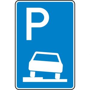 VZ 315-50 Verkehrszeichen 315-50 Parken auf Gehwegen Schild
