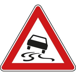 VZ 114 VZ 114 Schleudergefahr- Verkehrsschild