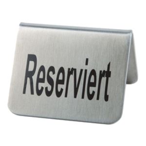 Tischaufsteller - Reserviert (2 Stück)