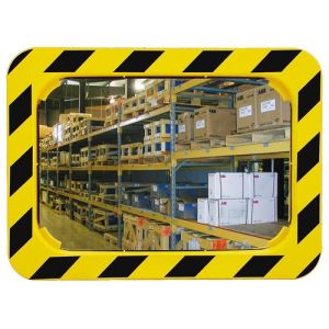 Industriespiegel gelb/schwarz - Überprüfung von 2 Richtungen