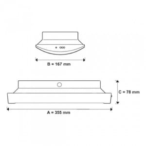 Notleuchte B-LUX STANDARD (Wandaufbau)