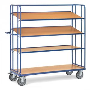 Etagenwagen mit 4 Böden - Gesamthöhe 1800 mm - Tragkraft 500 kg