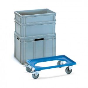 Eurokasten-Roller aus Kunststoff mit offenem Rahmen - Tragkraft 250 kg