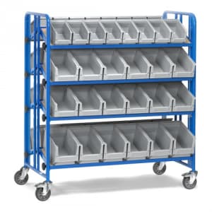 Montagewagen mit 4 Etagen - Tragkraft 300 kg