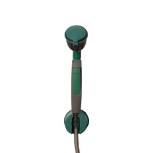 Augendusche mit einem abgewinkelten Brausekopf (Wand-/Tischmontage)