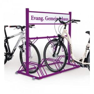 Werbe-Fahrradständer SECURITY STATION
