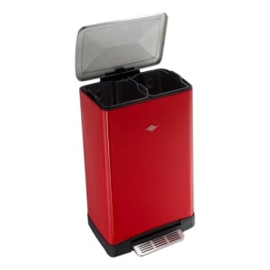 Recycling Tritt-Mülleimer BIG DOUBLE BOY, Wesco - Inhalt 2x 18 Liter