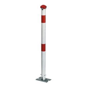 Absperrpfosten mit Pfostenkappe, klappbar