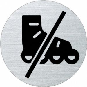 Piktogramm - Inline Skates verboten (rund, ohne Rand)