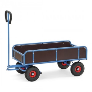 Handwagen 2-Achser mit 4 Wänden - Tragkraft 400 kg