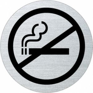 Piktogramm - Rauchen verboten (rund, mit Rand) Motiv 1
