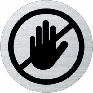 Piktogramm - Berühren verboten