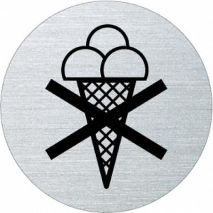 Piktogramm - Eisverbot (rund, ohne Rand)