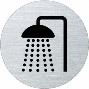 Piktogramm - Dusche (rund) Motiv 2