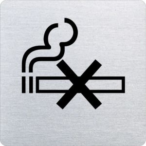 Piktogramm - Rauchen verboten (ecken abgerundet) Motiv 2