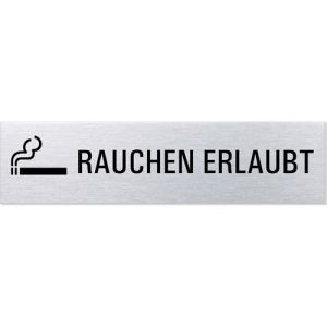 Piktogramm/Textschild - Rauchen erlaubt