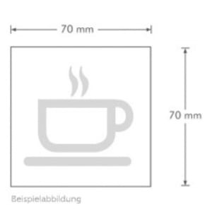 Piktogramm - Rauchen verboten (quadratisch, ohne Rand) Motiv 2