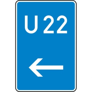 VZ 460-11 VZ 460-11 Bedarfsumleitung Schild gemäß StVO