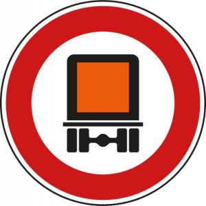 VZ 261 VZ 261 - Verkehrsschild Verbot für Kfz mit Gefahrgut