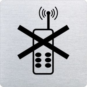 Piktogramm - Handys verboten (ecken abgerundet)