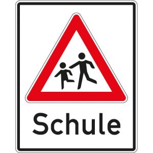 Verkehrsschild Schule Verkehrsschild Schule