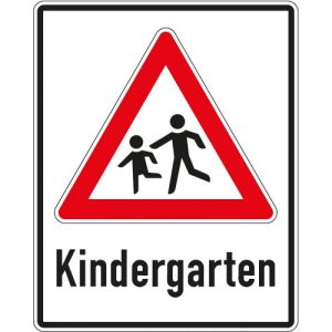 Verkehrsschild Kindergarten Verkehrsschild Kindergarten