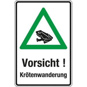 Vorsicht! Krötenwanderung