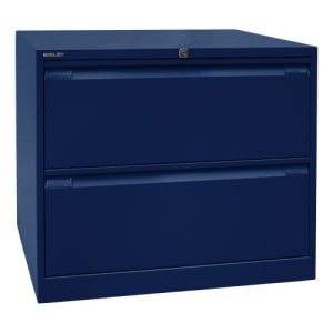 Hängeregistraturschrank Bisley - doppelbahnig, 2 HR-Schubladen