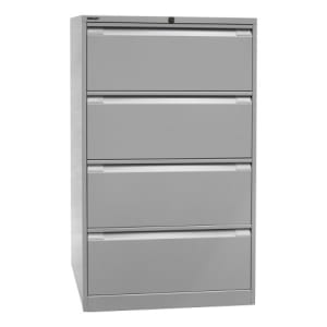 Hängeregistraturschrank Bisley - doppelbahnig, 4 HR-Schubladen