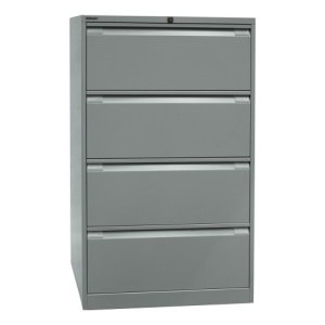Hängeregistraturschrank Bisley - doppelbahnig, 4 HR-Schubladen