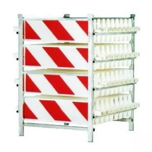 Lager- und Transportgestell für Sicherheitsbaken