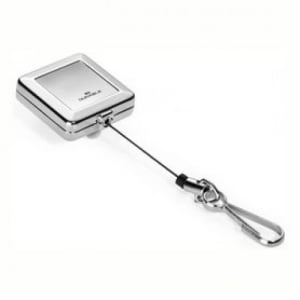 Ausweishalter JOJO chrome quadro mit Aufrollmechanismus