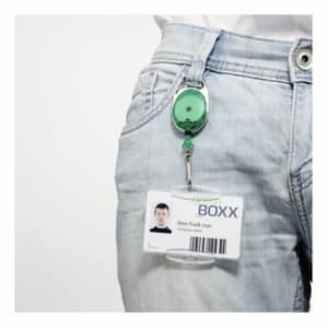Ausweishalter JOJO STYLE mit Federhaken, Durable (10er VPE)