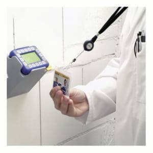 Ausweishalter JOJO mit Federhaken und Textilband, Durable (10er VPE)