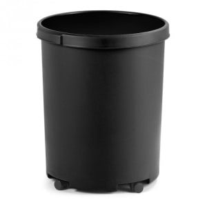 Papierkorb mit Rollenvorrichtung, rund - 50 Liter