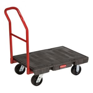 Schwerer Plattformwagen mit Schiebebügel, Rubbermaid - Tragkraft 900 kg