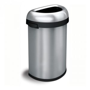 Halbrunder Abfallbehälter SEMI ROUND BIN, Simplehuman - Inhalt 60 Liter