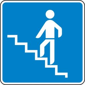 VZ 365-64 Verkehrsschild Fußgängerunterführung VZ 365-64