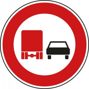 VZ 277 VZ 277 - Schild Überholverbot für Kraftfahrzeuge über 3,5t