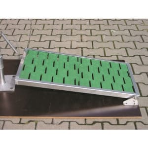 Plattformbetätigung für Tank-Notdusche zusätzlich zur Druckstange
